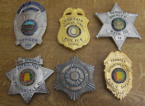 Badge polizia obsoleti - badge,