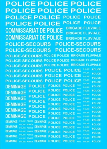 Mot police secours - police, en