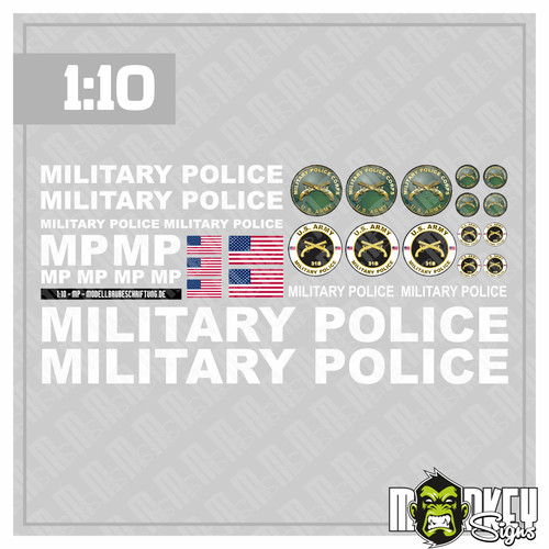 Set adesivi military - set,