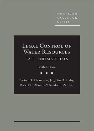Legal control water - legal, of