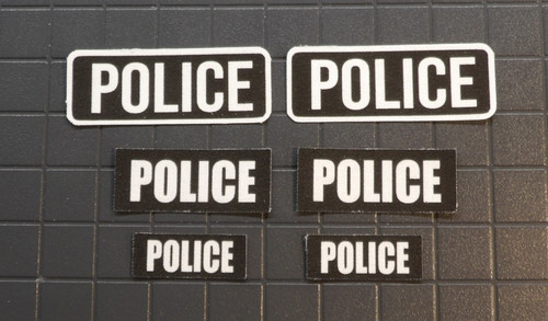 Patch tessuto gilet polizia