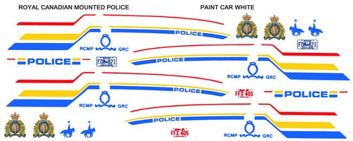 Decalcomanie polizia scivolo - decalcomanie,