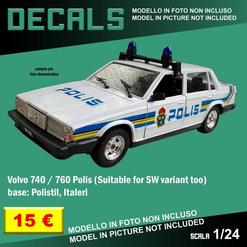 Decals repro volvo 740 - volvo,