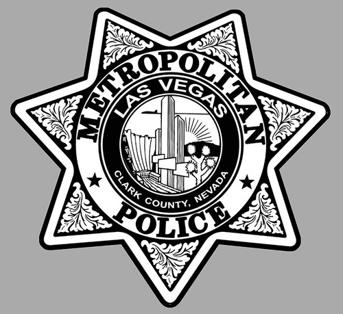Adesivo police las vegas - las,