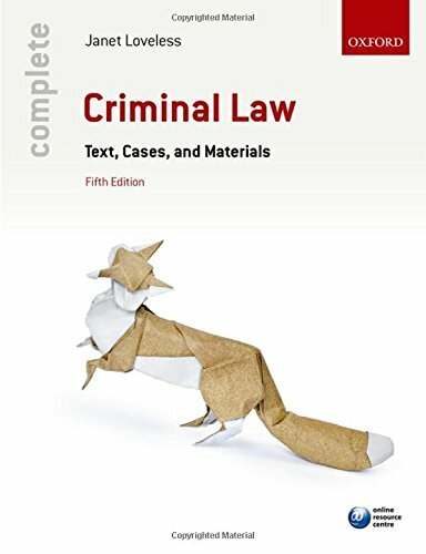 Complete criminal law text - criminal,